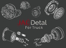 Ремкомплект шкворня JAC N350 N410 HFF3001041CK5GKIT